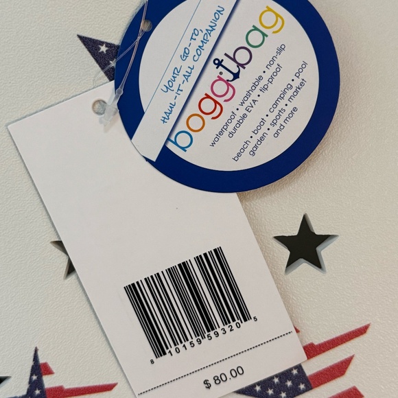 NWT Limited Edition Baby Bogg® Bag (medium size) Star Spangled w/star holes - Picture 4 of 13